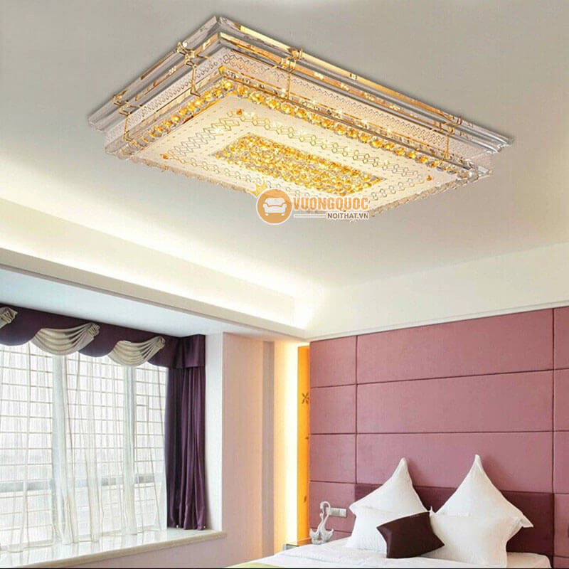 Đèn ốp trần nhập khẩu mạ vàng sang trọng CM254-1